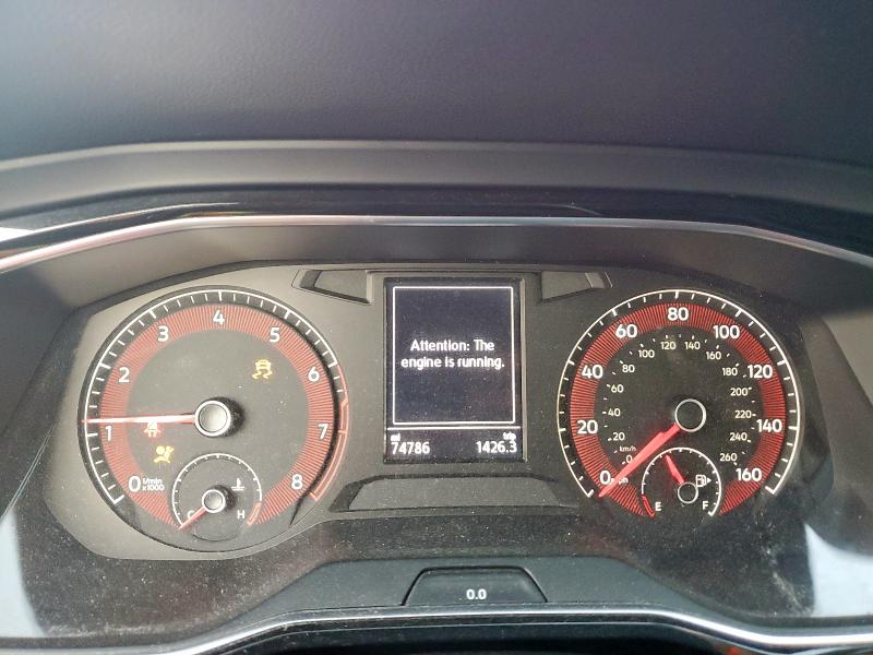 3VWC57BU9KM105446 - 2019 VOLKSWAGEN JETTA S RED photo 9