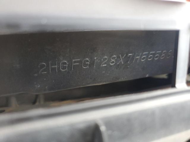 2HGFG128X7H555866 - 2007 HONDA CIVIC EX BLACK photo 12