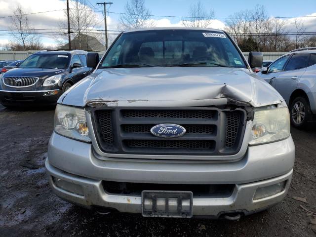 1FTRX14W24NB32810 - 2004 FORD F150 SILVER photo 5