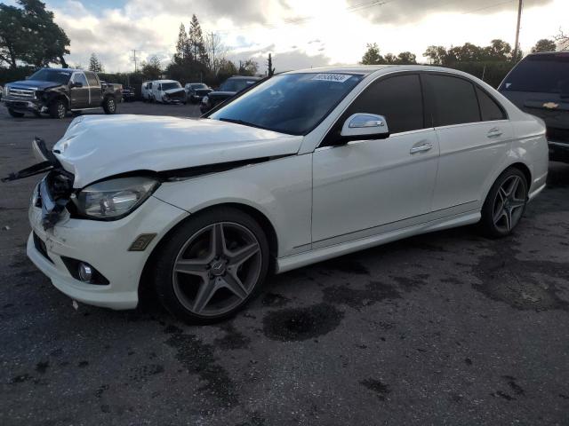 WDDGF54X38R020564 - 2008 MERCEDES-BENZ C 300 WHITE photo 1