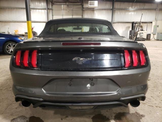 1FATP8UH8K5161733 - 2019 FORD MUSTANG GRAY photo 6