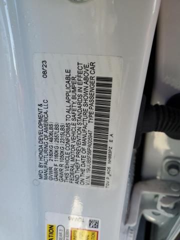 19UUB5F56PA005947 - 2023 ACURA TLX TECH A WHITE photo 12