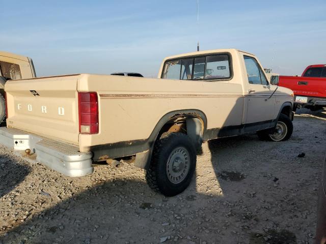 1FTEF14G6FPA45770 - 1985 FORD F150 CREAM photo 3