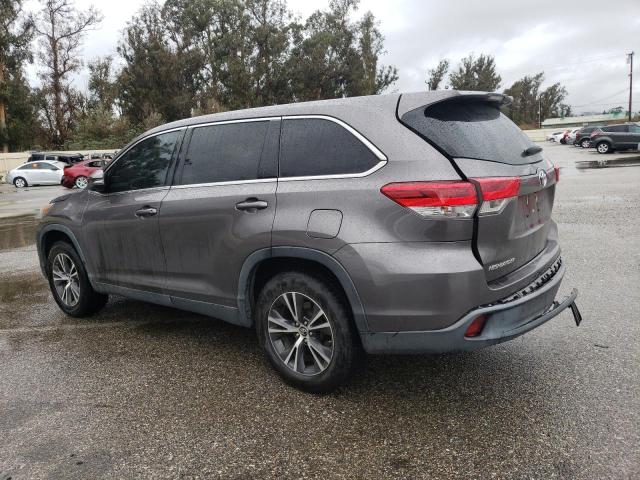 5TDZARFH8KS045175 - 2019 TOYOTA HIGHLANDER LE GRAY photo 2