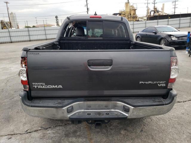 3TMJU4GN9EM162800 - 2014 TOYOTA TACOMA DOUBLE CAB PRERUNNER GRAY photo 6