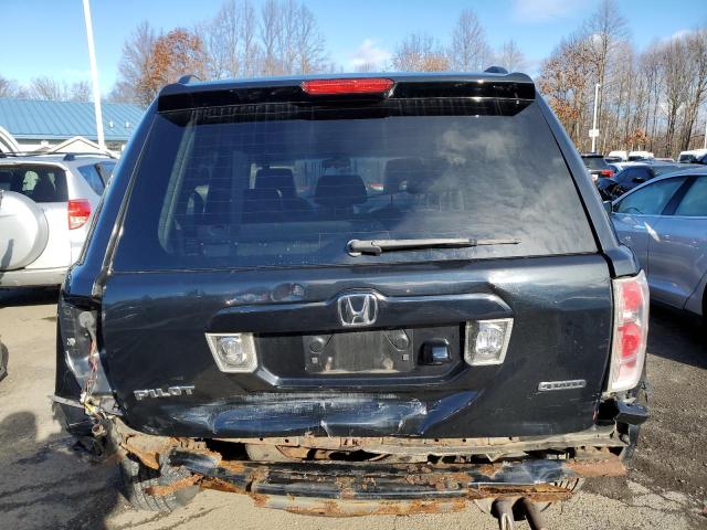 2HKYF18786H522170 - 2006 HONDA PILOT EX BLACK photo 6