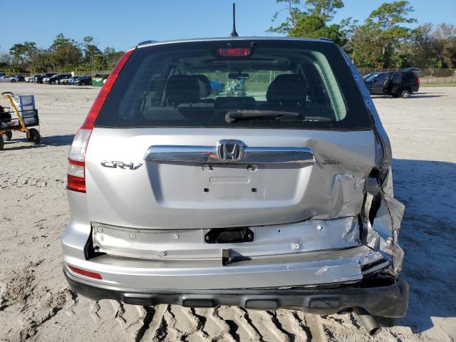 3CZRE3H58AG703816 - 2010 HONDA CR-V EX SILVER photo 6