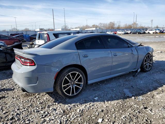 2C3CDXCT3MH615230 - 2021 DODGE CHARGER R/T GRAY photo 3