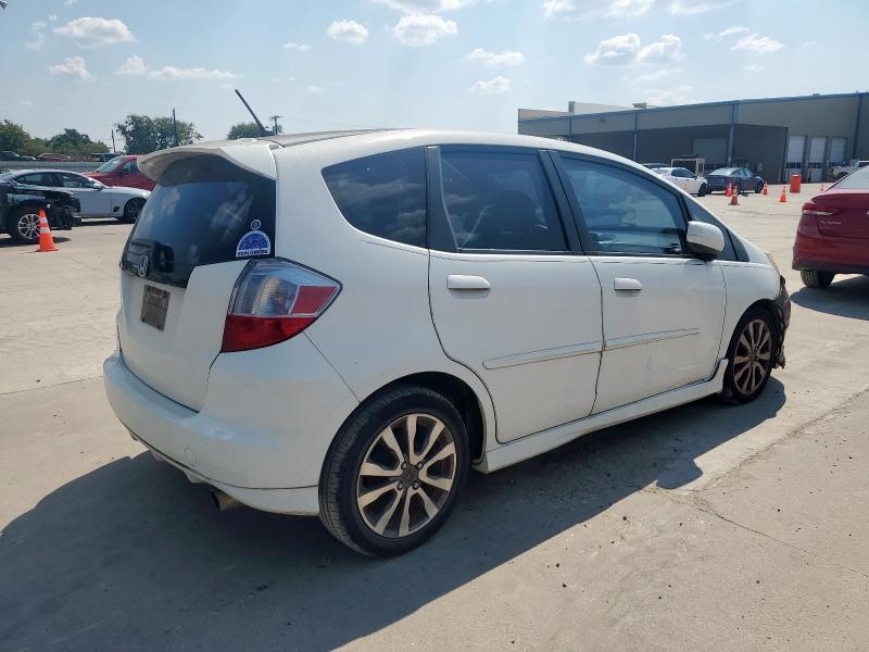 JHMGE8H58CC022960 - 2012 HONDA FIT SPORT WHITE photo 3