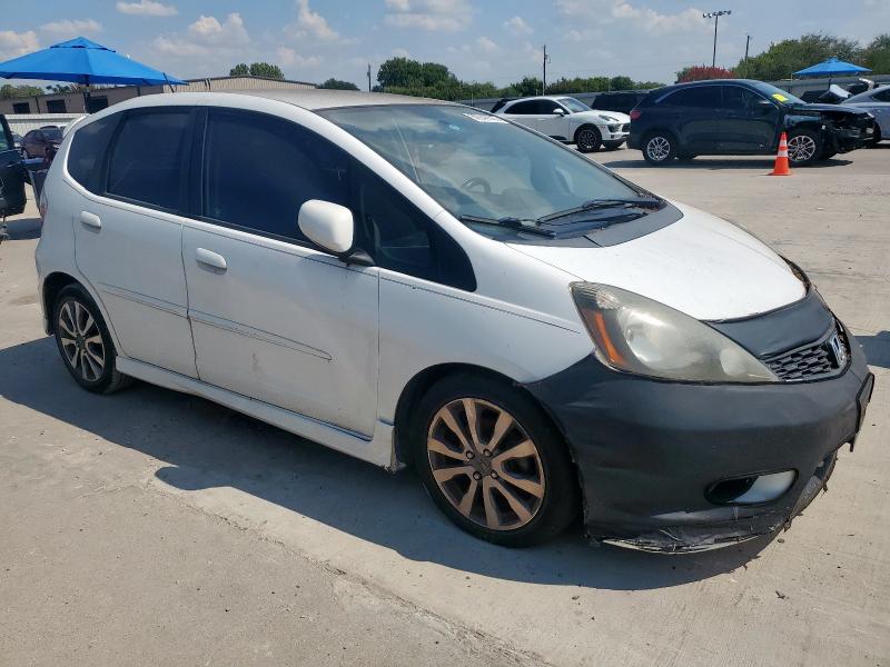 JHMGE8H58CC022960 - 2012 HONDA FIT SPORT WHITE photo 4