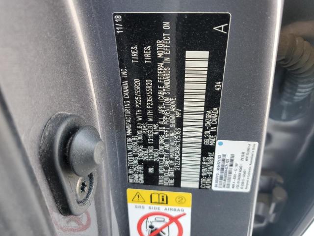 2T2ZZMCA8KC125096 - 2019 LEXUS RX 350 BASE Boz foto 12