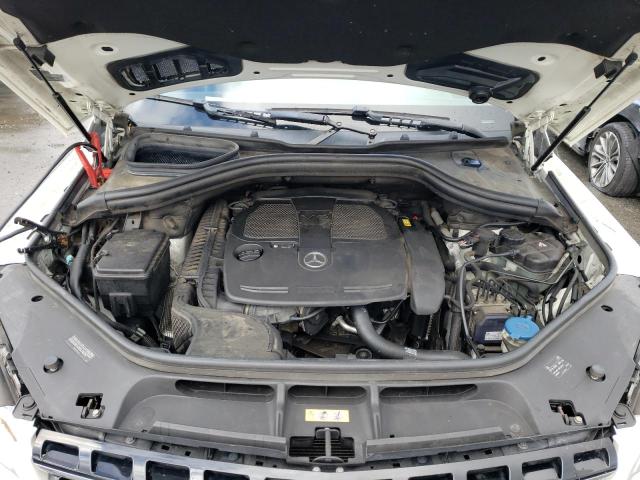 4JGDA5HB4CA019324 - 2012 MERCEDES-BENZ ML 350 4MATIC WHITE photo 11