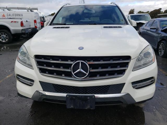 4JGDA5HB4CA019324 - 2012 MERCEDES-BENZ ML 350 4MATIC WHITE photo 5