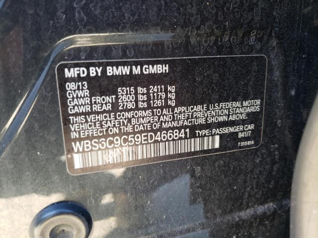 WBS6C9C59ED466841 - 2014 BMW M6 GRAN COUPE BLACK photo 12