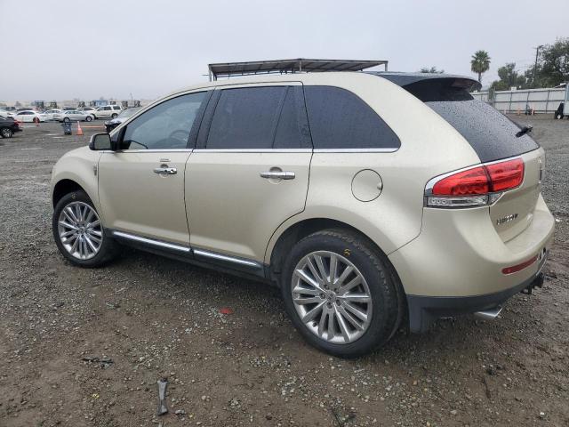 2LMDJ6JK5BBJ31489 - 2011 LINCOLN MKX 金色 照片 2