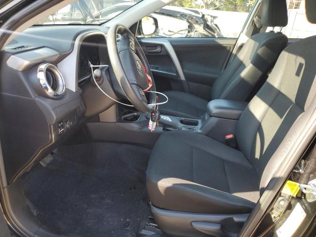 2T3ZFREV8HW396152 - 2017 TOYOTA RAV4 LE BLACK photo 7