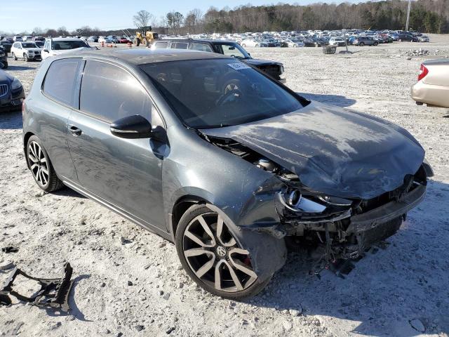 WVWFV7AJ3DW118445 - 2013 VOLKSWAGEN GTI GRAY photo 4