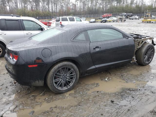 2G1FG1ED9B9120775 - 2011 CHEVROLET CAMARO LT BLACK photo 3