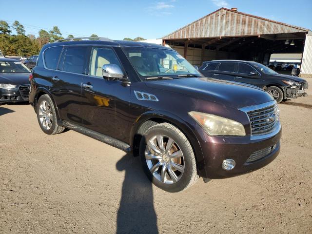 JN8AZ2NC6B9300637 - 2011 INFINITI QX56 BROWN photo 4