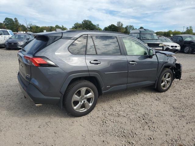 JTMDWRFV0KD006044 - 2019 TOYOTA RAV4 LIMITED ნაცრისფერი ფოტო 3