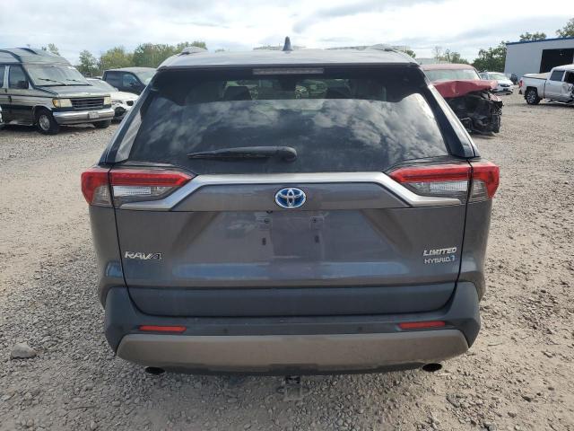 JTMDWRFV0KD006044 - 2019 TOYOTA RAV4 LIMITED ნაცრისფერი ფოტო 6