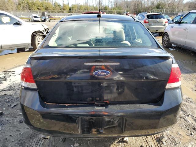 1FAHP35N28W112088 - 2008 FORD FOCUS SE BLACK photo 6