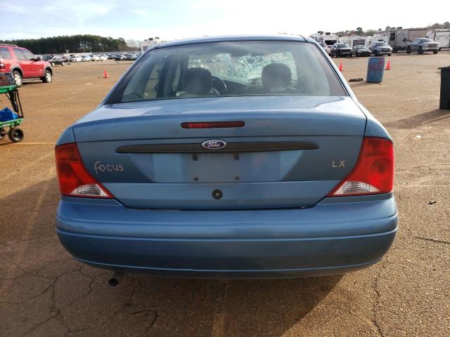 1FAFP33P0YW151970 - 2000 FORD FOCUS LX BLUE photo 6