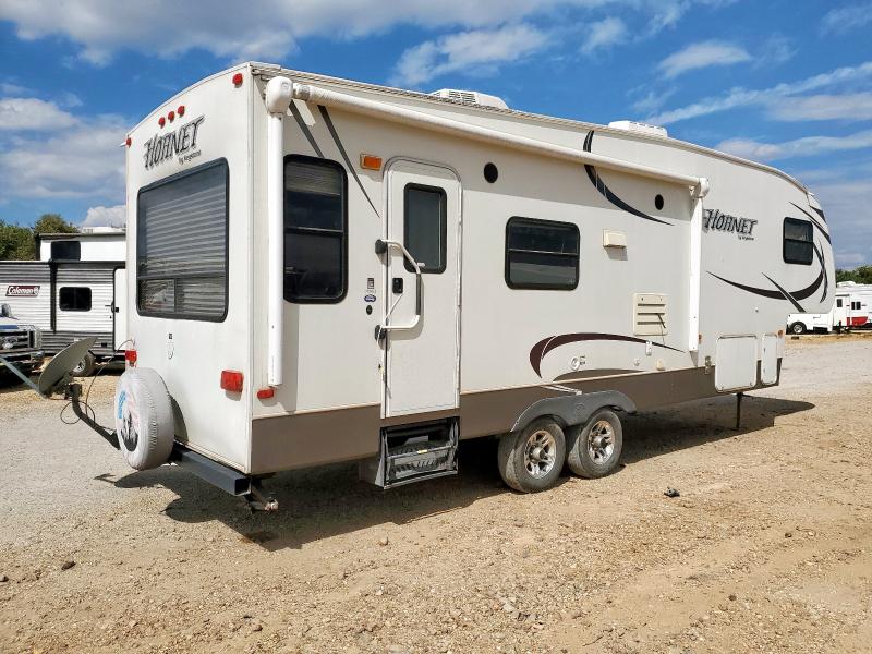 4YDF27527E7200215 - 2014 KEYSTONE HORNET WHITE photo 4