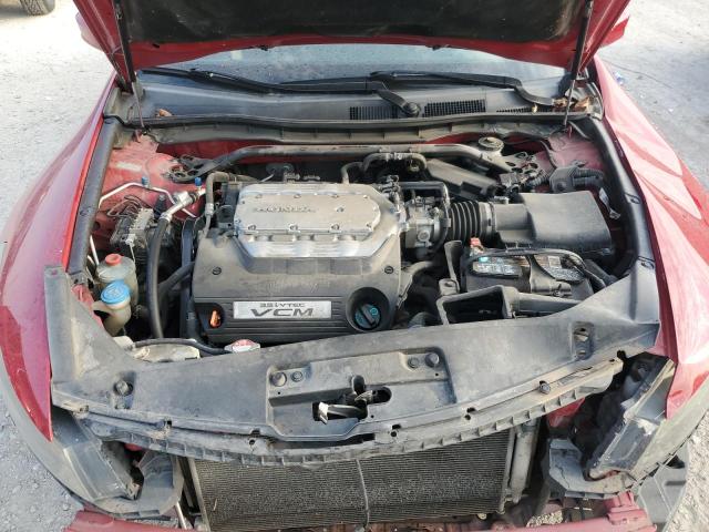 1HGCS22899A011352 - 2009 HONDA ACCORD EXL RED photo 11