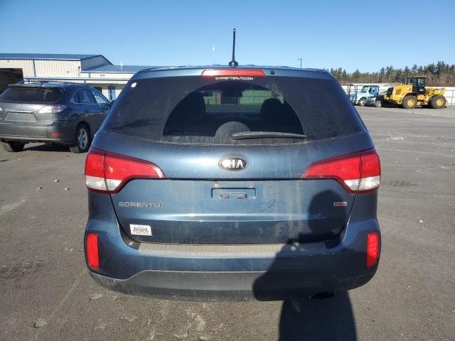 5XYKTCA64FG606618 - 2015 KIA SORENTO LX BLUE photo 6