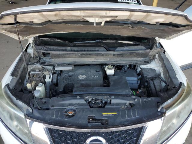 5N1AR2MN1DC650127 - 2013 NISSAN PATHFINDER S WHITE photo 12