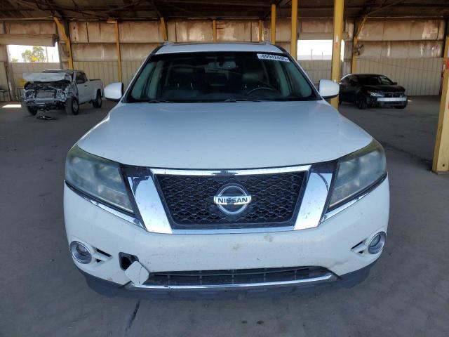 5N1AR2MN1DC650127 - 2013 NISSAN PATHFINDER S WHITE photo 5