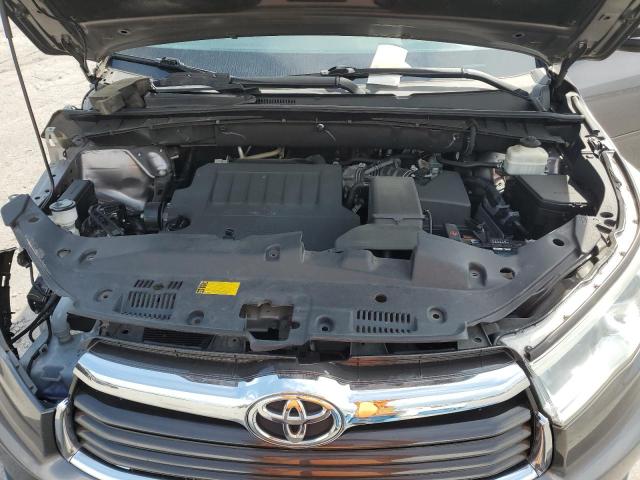 5TDKKRFH7GS157326 - 2016 TOYOTA HIGHLANDER XLE Gris foto 12