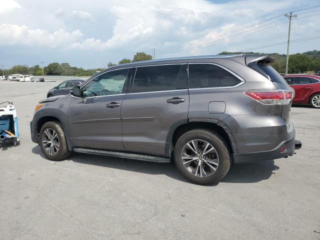 5TDKKRFH7GS157326 - 2016 TOYOTA HIGHLANDER XLE Gris foto 2