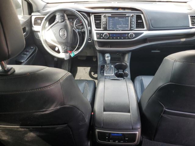 5TDKKRFH7GS157326 - 2016 TOYOTA HIGHLANDER XLE Gris foto 8