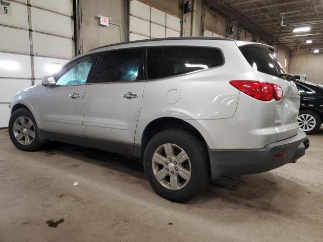 1GNKVGED4CJ122087 - 2012 CHEVROLET TRAVERSE LT SILVER photo 2