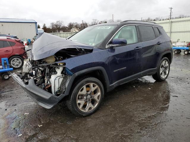 3C4NJDCB2JT272853 - 2018 JEEP COMPASS LIMITED BLUE photo 1