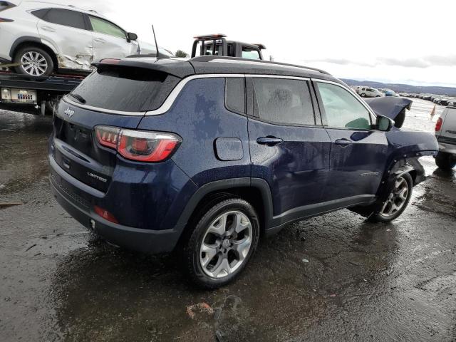 3C4NJDCB2JT272853 - 2018 JEEP COMPASS LIMITED BLUE photo 3