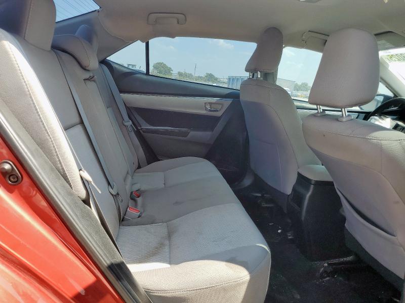 5YFBURHE0GP539672 - 2016 TOYOTA COROLLA L RED photo 10