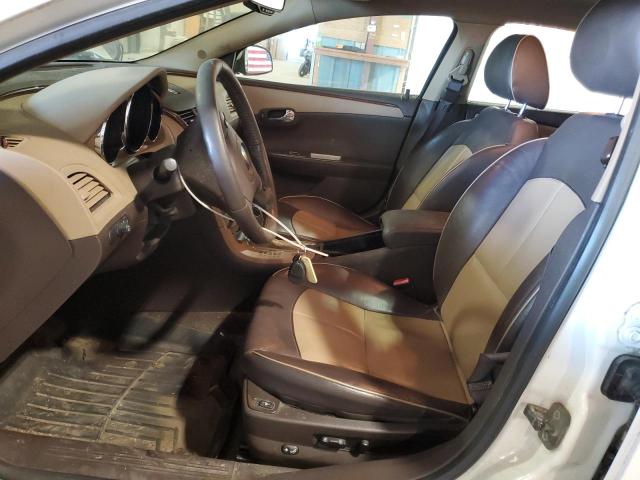 1G1ZG5E70CF182167 - 2012 CHEVROLET MALIBU LTZ Beyaz fotoğraf 7