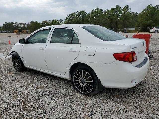 JTDBL40E499023289 - 2009 TOYOTA COROLLA BASE WHITE photo 2