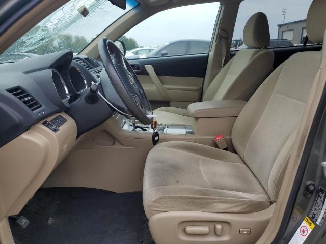 5TDBK3EH7DS202128 - 2013 TOYOTA HIGHLANDER BASE Сірий фото 7