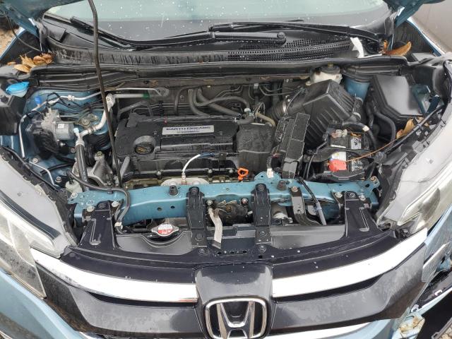 2HKRM4H51FH675886 - 2015 HONDA CR-V EX BLUE photo 11