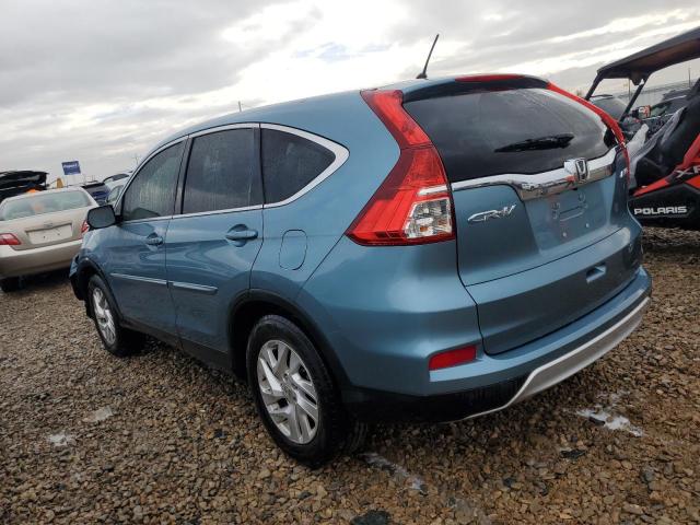 2HKRM4H51FH675886 - 2015 HONDA CR-V EX BLUE photo 2