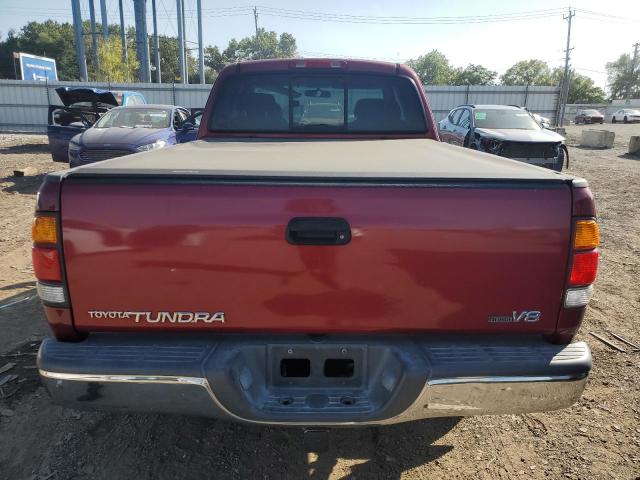 5TBRT34191S128845 - 2001 TOYOTA TUNDRA ACCESS CAB أحمر صورة 6