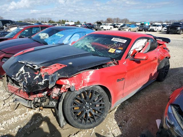 1FA6P8CF1H5240747 - 2017 FORD MUSTANG GT RED photo 1