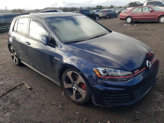 3VW447AU9GM018484 - 2016 VOLKSWAGEN GTI S/SE BLUE photo 4