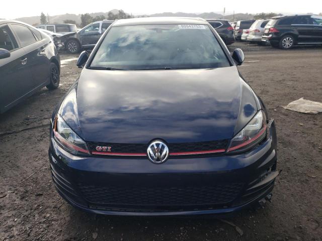 3VW447AU9GM018484 - 2016 VOLKSWAGEN GTI S/SE BLUE photo 5