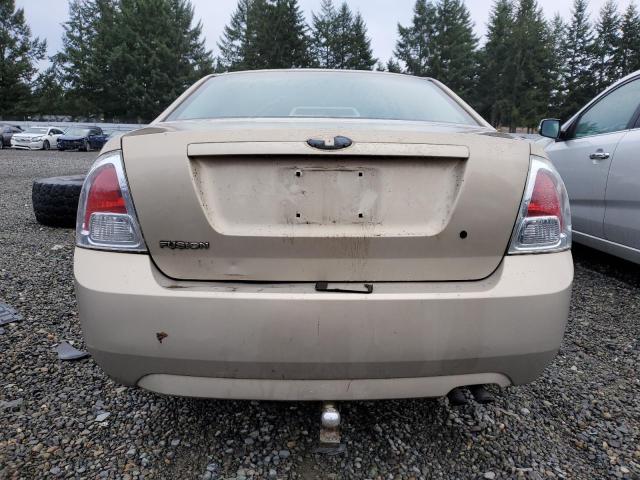 3FAFP06Z66R103207 - 2006 FORD FUSION S BEIGE photo 6