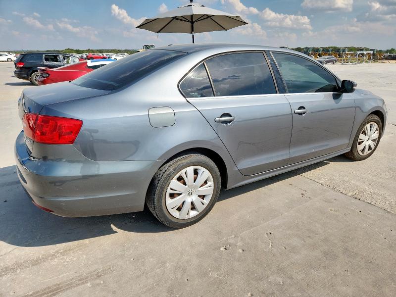 3VWDP7AJ9DM382560 - 2013 VOLKSWAGEN JETTA SE GRAY photo 3